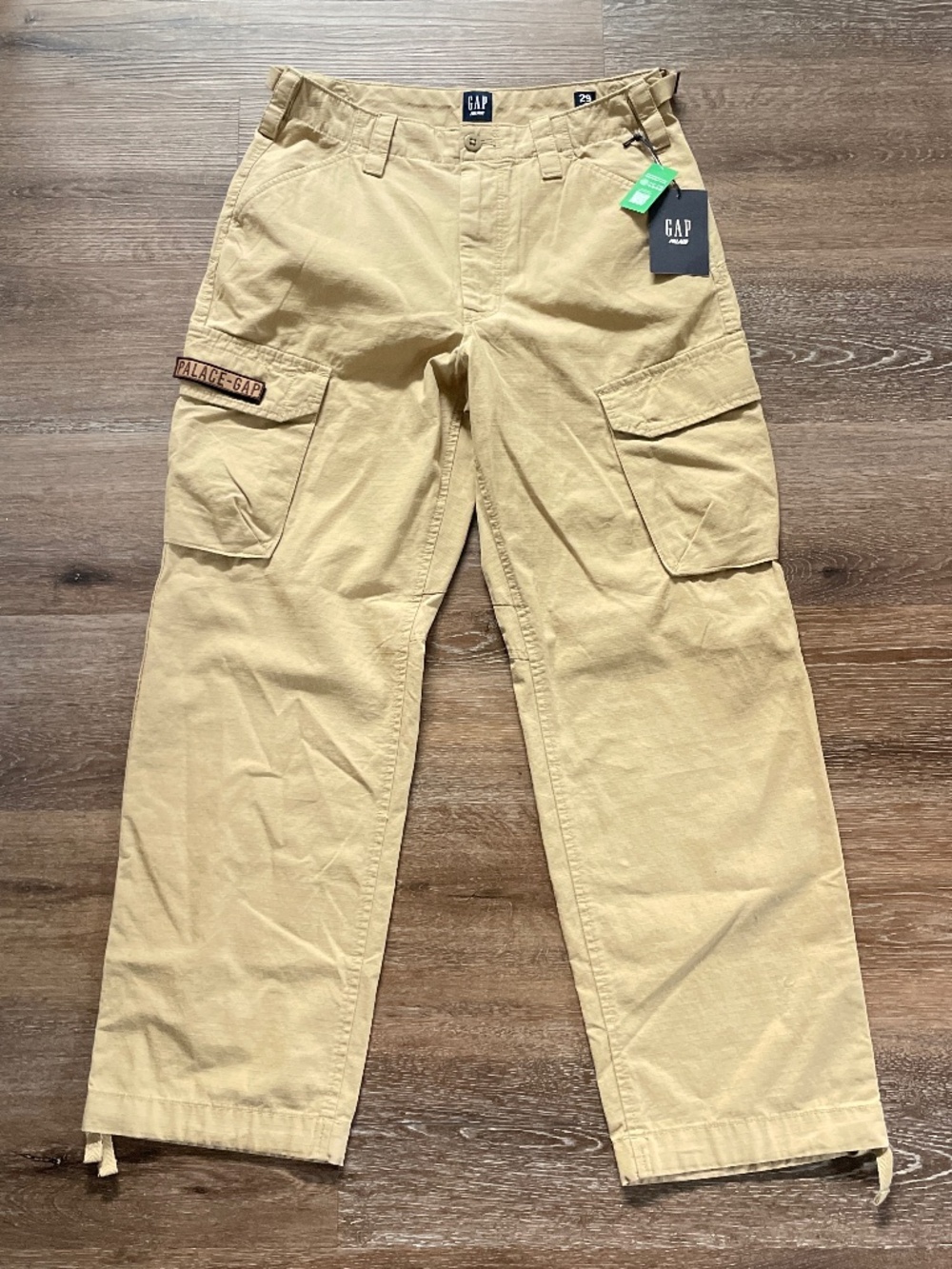 Palace x GAP Mens Size 29x30 Cargo Ripstop Pants Color Tan "Khaki" $90